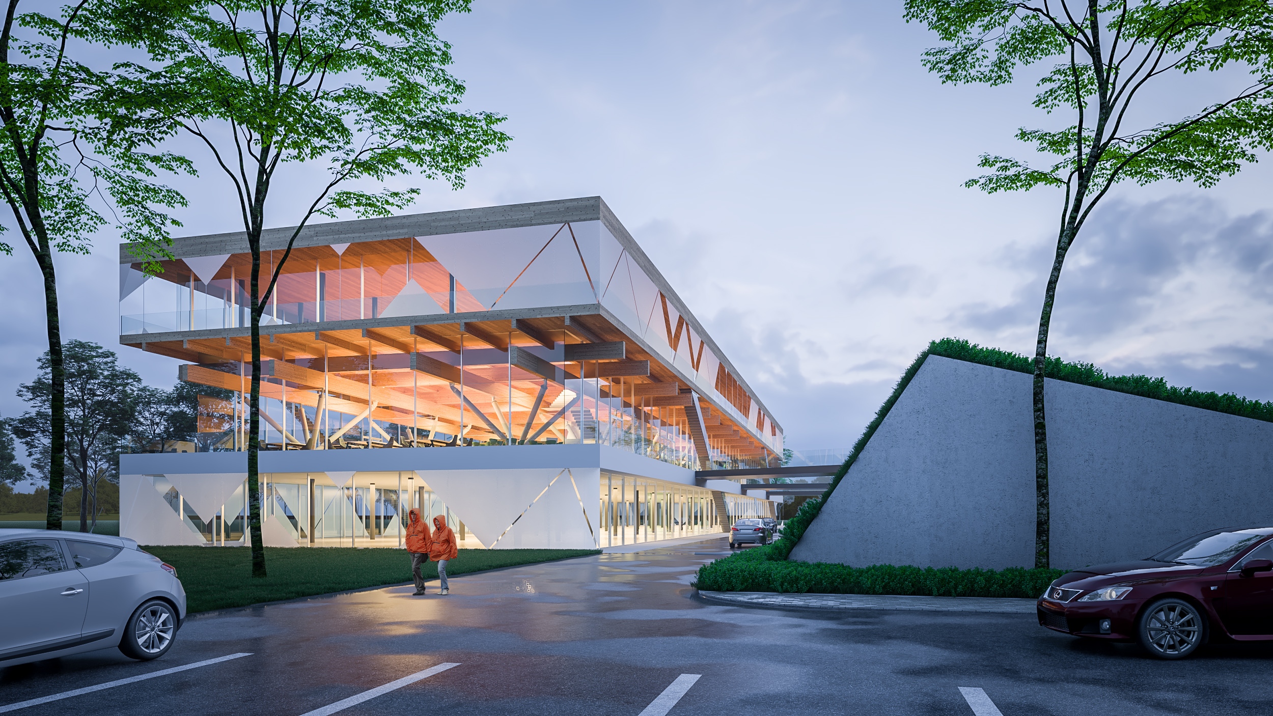 Debreceni Innovációs Központ - forrás: BORD Építész Stúdió