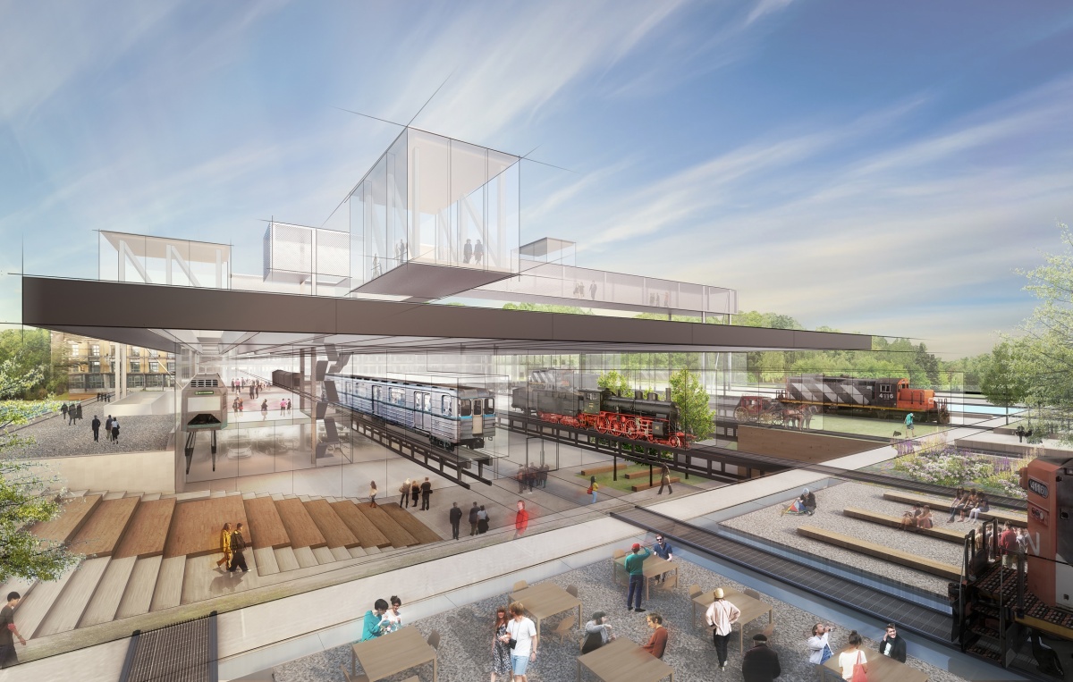 A Diller Scofidio + Renfro tervei - Fotó: Közlekedési Múzeum
