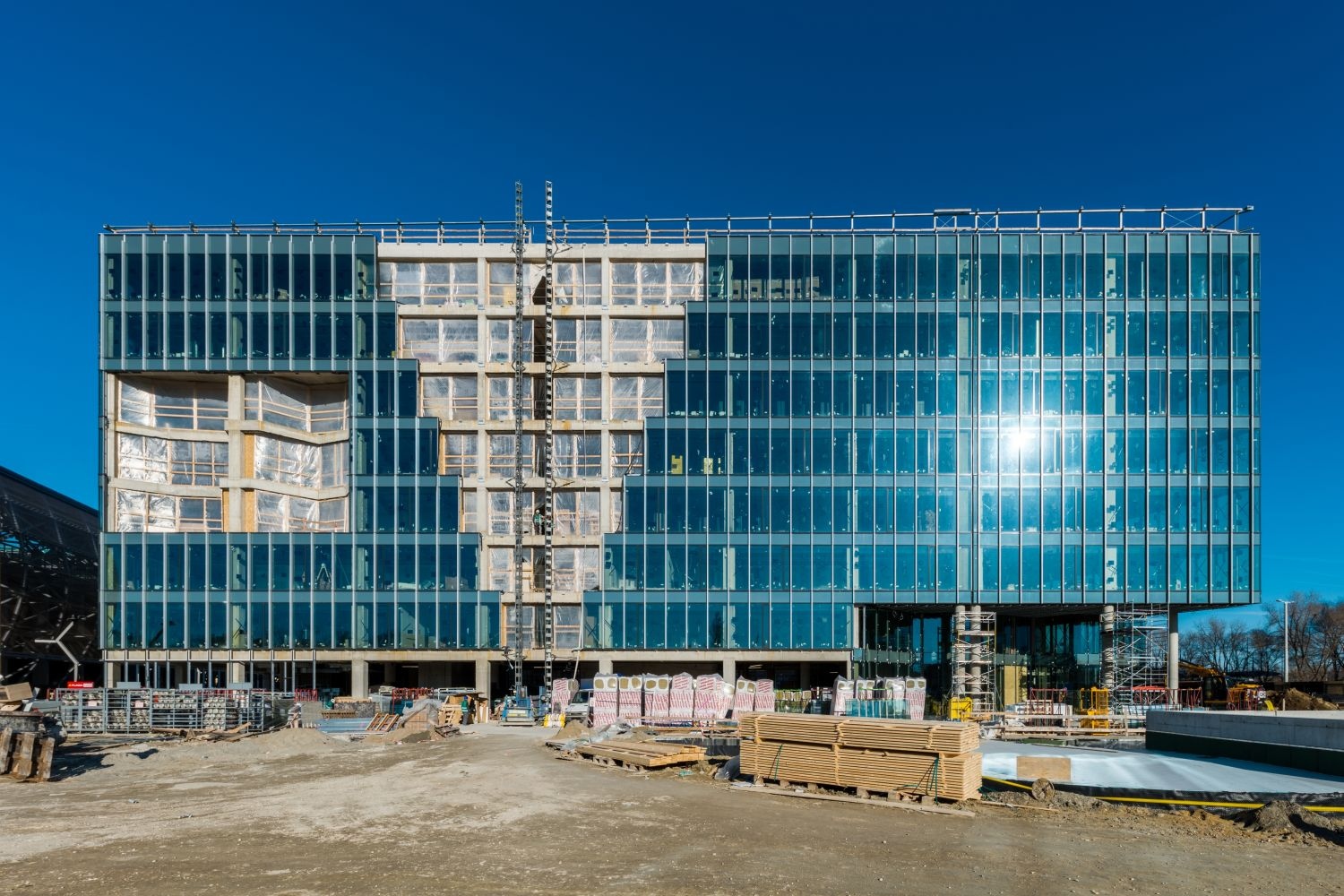 Így épült a Telekom Székház - fotó: Molnár Péter
