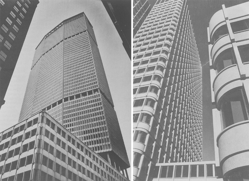 A PAN-AM felhőkarcoló New Yorkban (1958–1963) és a J. F. Kennedy irodaépület Bostonban (1961–1966)