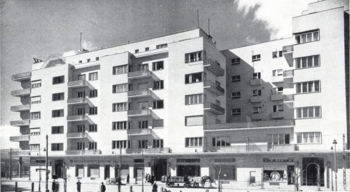 A Dunapark ház 1937-ben (Forrás: Haár Ferenc, Tér és Forma, 1937/5.szám)