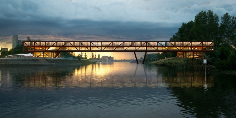 A Ponte Vecchiót is megidézi az új Duna-híd