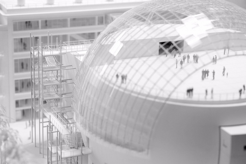Renzo Piano filmakadémiai múzeuma, olyan mint egy űrhajó