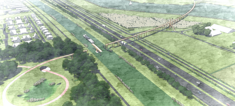 Denevérbarát lesz Hollandia új kerékpáros hídja