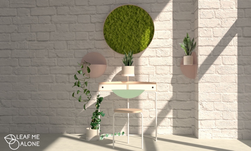 Növényrajongóknak tervezett bútorkollekciót egy fiatal designer 
