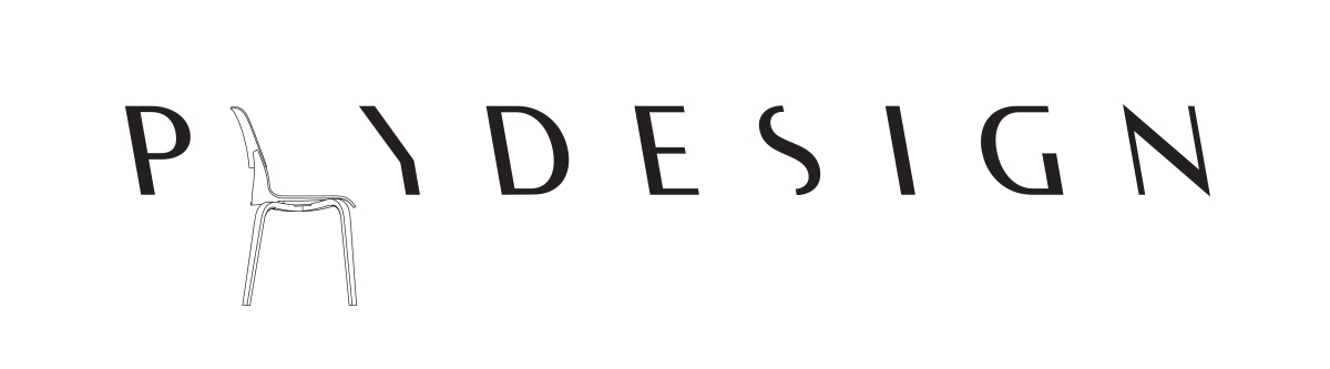 Az új logó betűi a Plydesign székek háttámláinak kialakítását követik