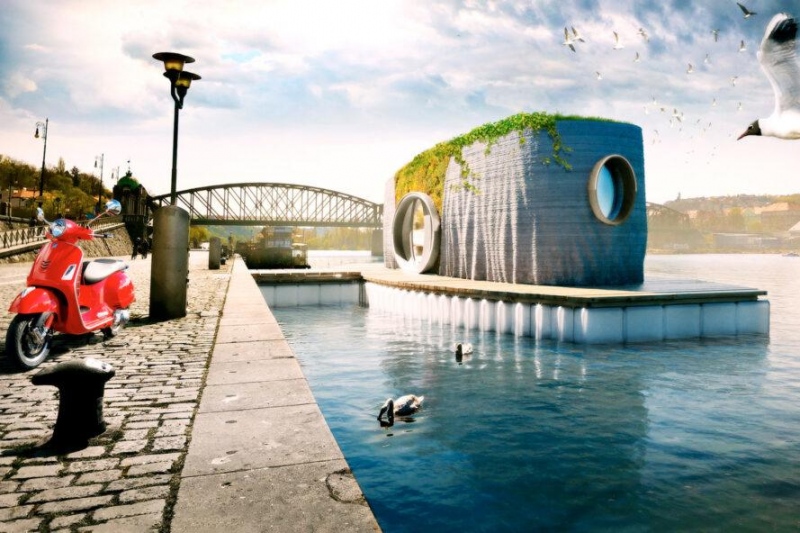 Hamarosan vízre száll Csehország első, 3D nyomtatással készült lakóháza