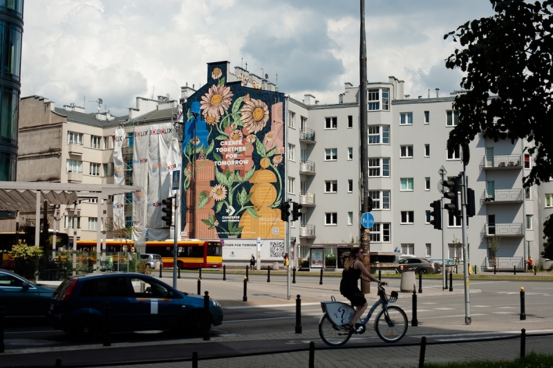 Varsó új falfestménye megtisztítja a levegőt a szmogtól