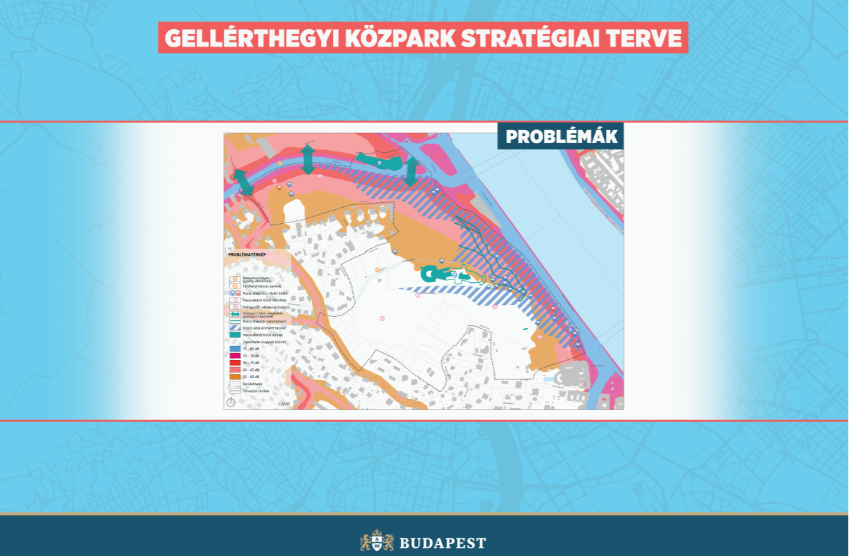 A gellérthegyi közpark stratégiai terve – Fotó: Főváros