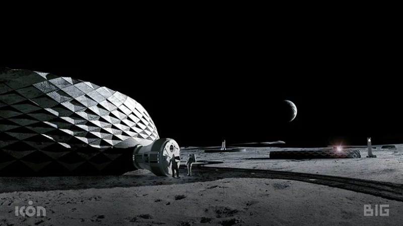 Bjarke Ingels 3D nyomtatású kunyhói egy lépéssel közelebb vihetnek bennünket a Holdon való léthez
