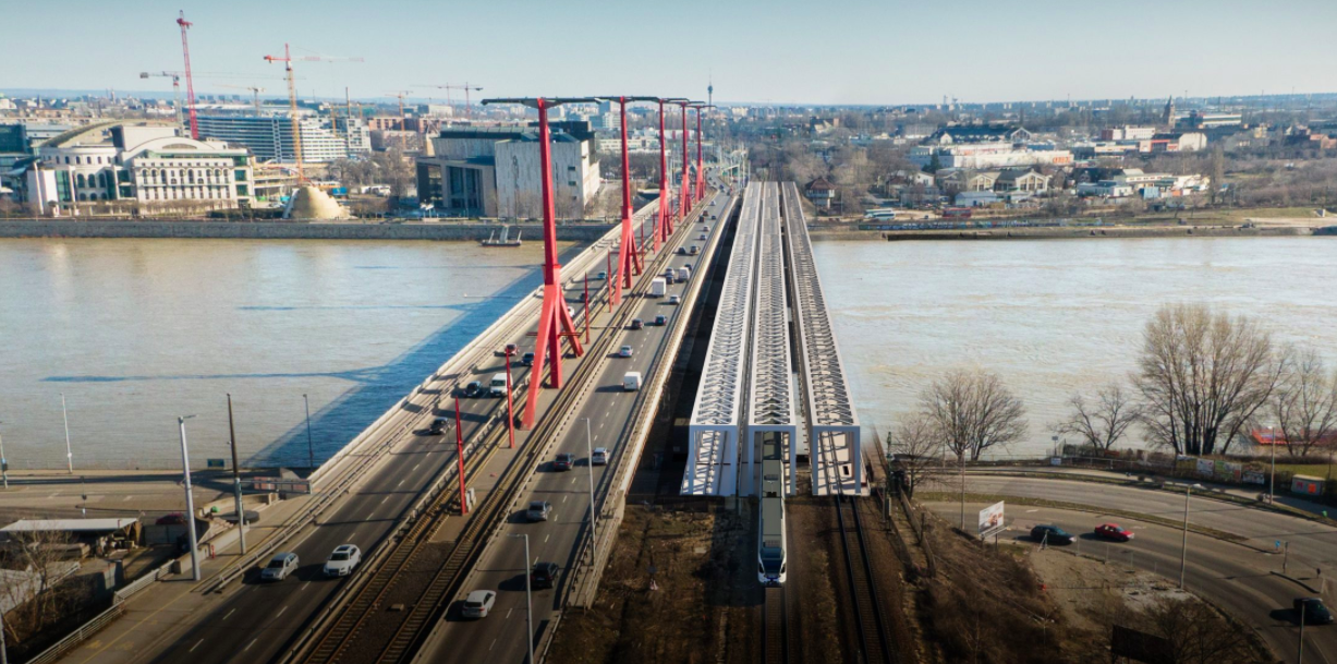 A vasúti híd rekonstrukciója (Fotó:delikorvasut.hu)