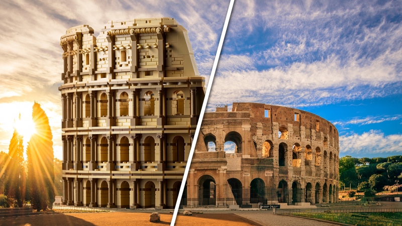 Hatalmas és valósághű lett a LEGO Colosseum készlete