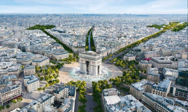 Különleges kertté alakul át a Champs-Élysées