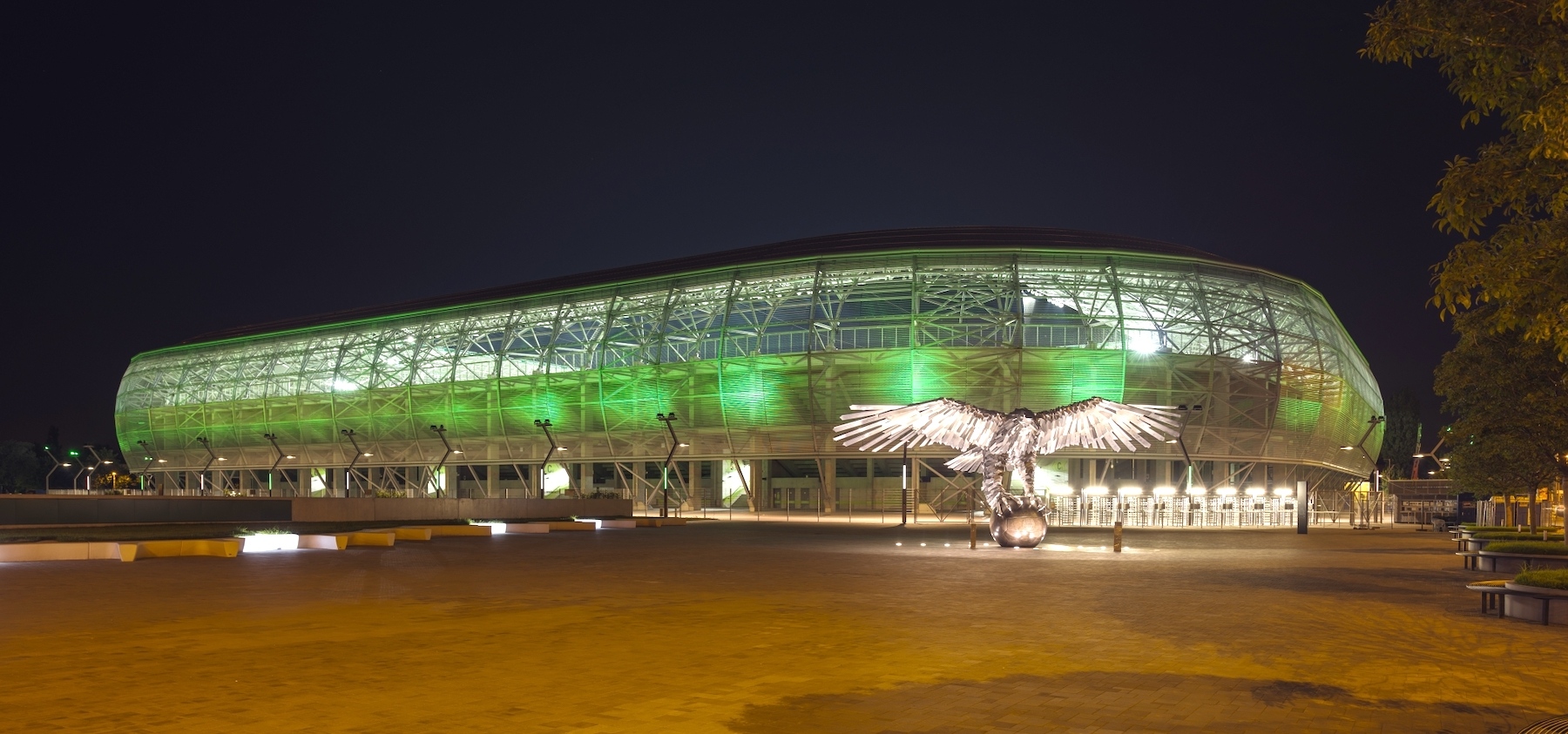 A Groupama Aréna Európa egyik legkorszerűbb sportlétesítménye