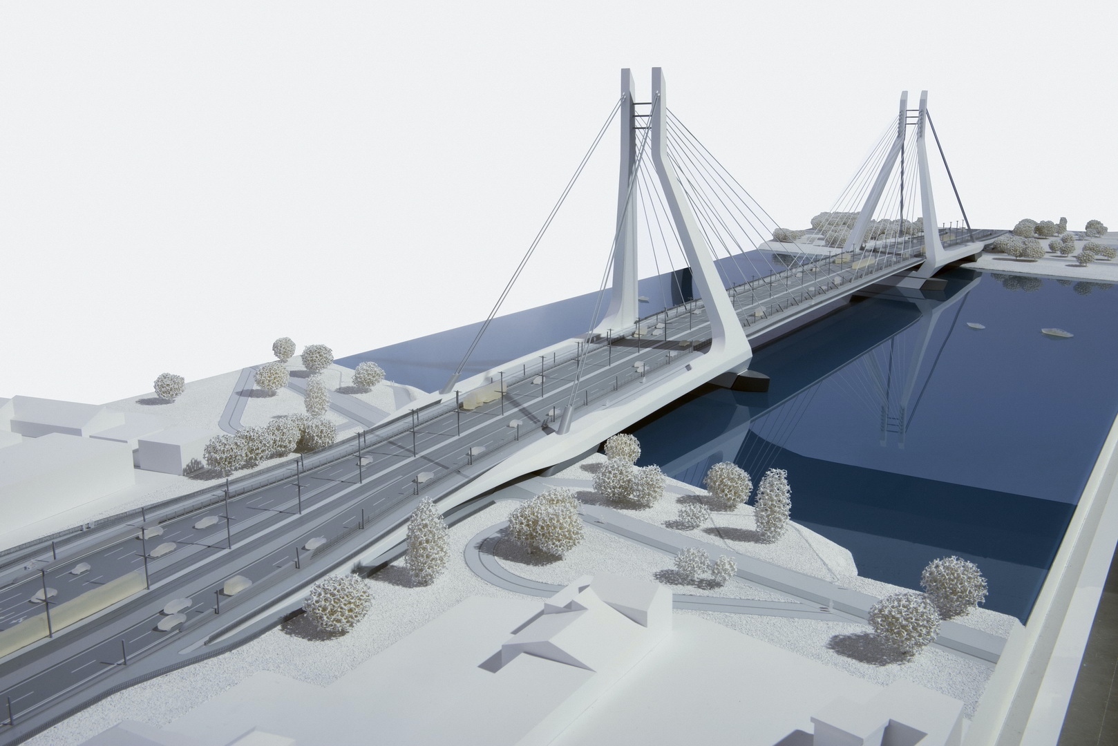 A Galvani híd (tervezők: UNStudio, Buro Happold)