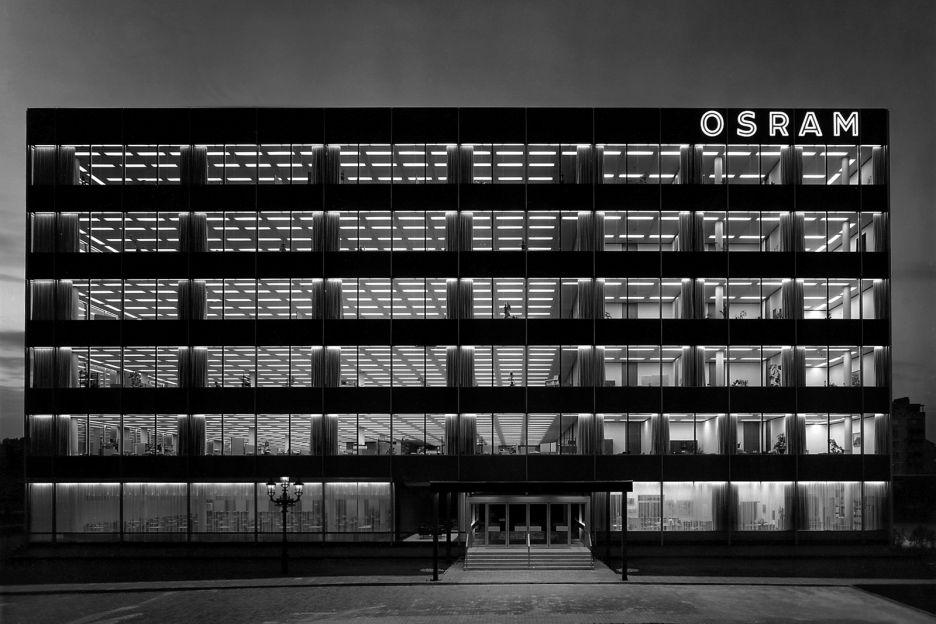 az OSRAM igazgatósági épülete München (1965) © www.henn.com