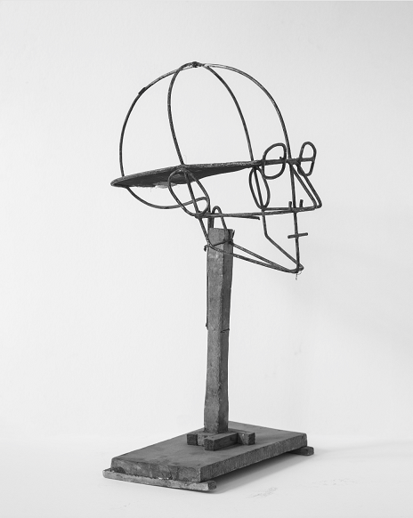 Székely Bertalan: Emberi fej, séma modell, 19. század vége. MKE tulajdona