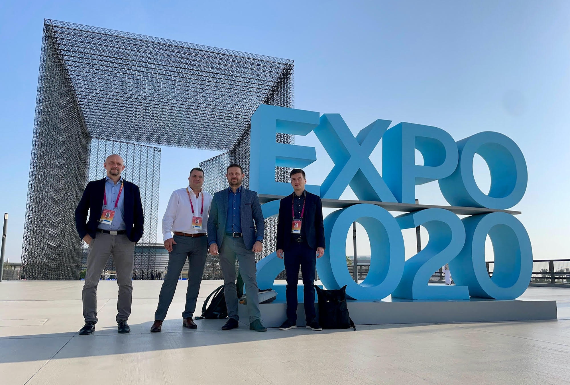 A Chameleon csapata az Expo 2020 dubaji kiállításon