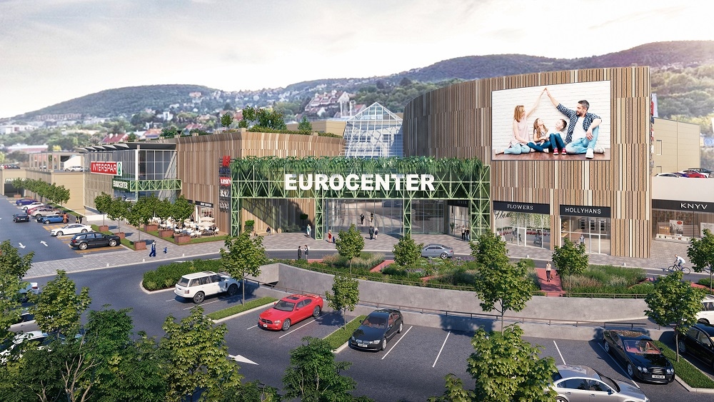 A 2022 tavaszára megújuló Eurocenter bevásárlóközpont
