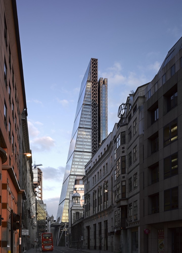 The Leadenhall Building / Rogers Stirk Harbour + Partners, (image: courtesy of Richard Bryant - courtesy of BritishLand/Oxford properties)