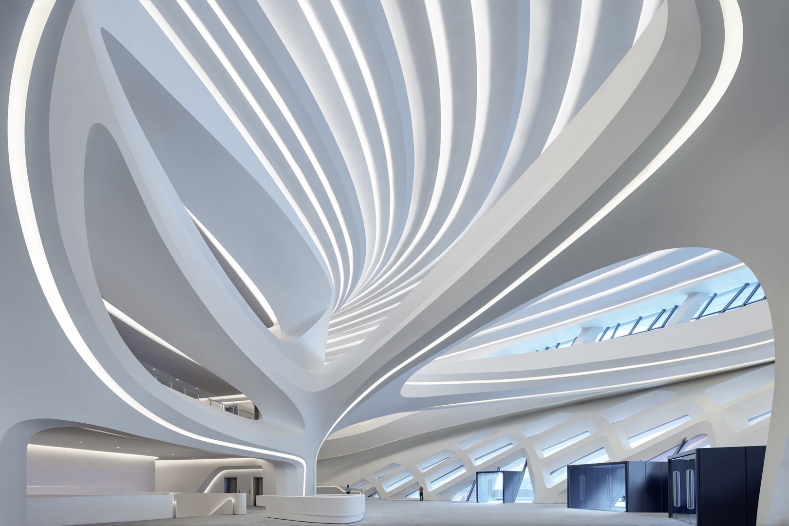 Zaha Hadid: Changsha Meixihu International Culture&Arts Center, fotó: Virgile Simon Bertrand