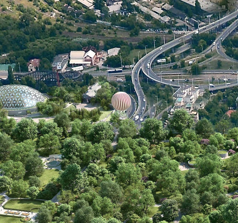 Újjászületik a Ballon kilátó a parkban