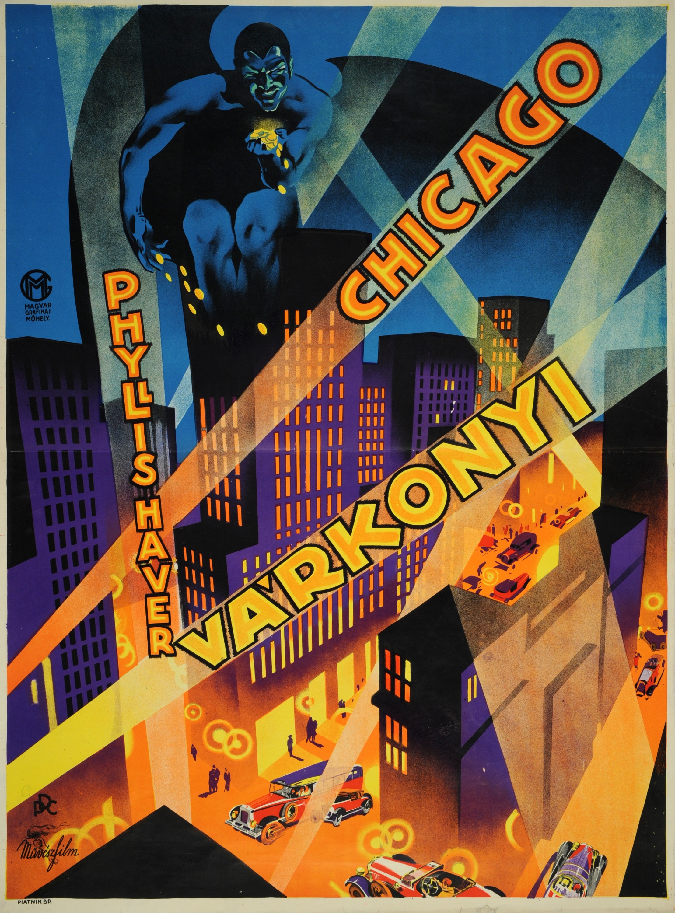 „PDC” aláírással Chicago. Várkonyi. Phyllis Haver, 1929. Fotó: Országos Széchényi Könyvtár