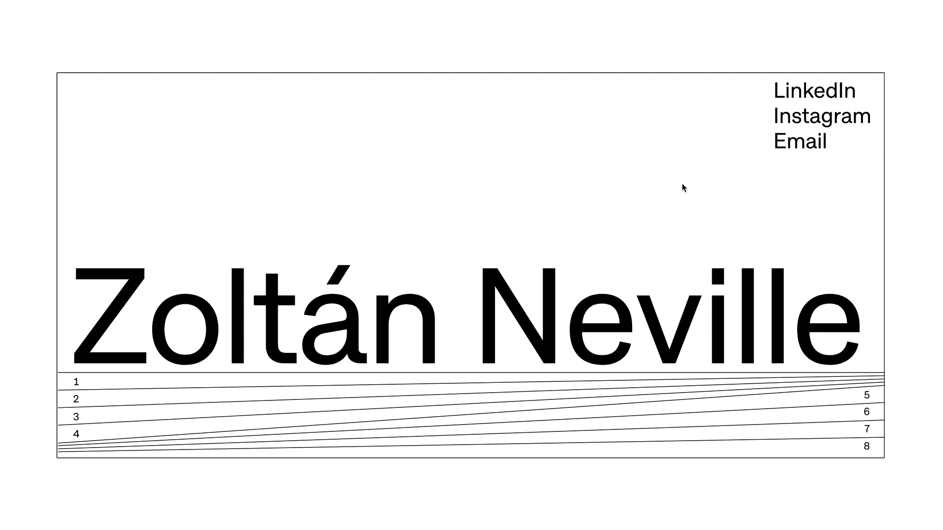 Neville Zoltan website-ja