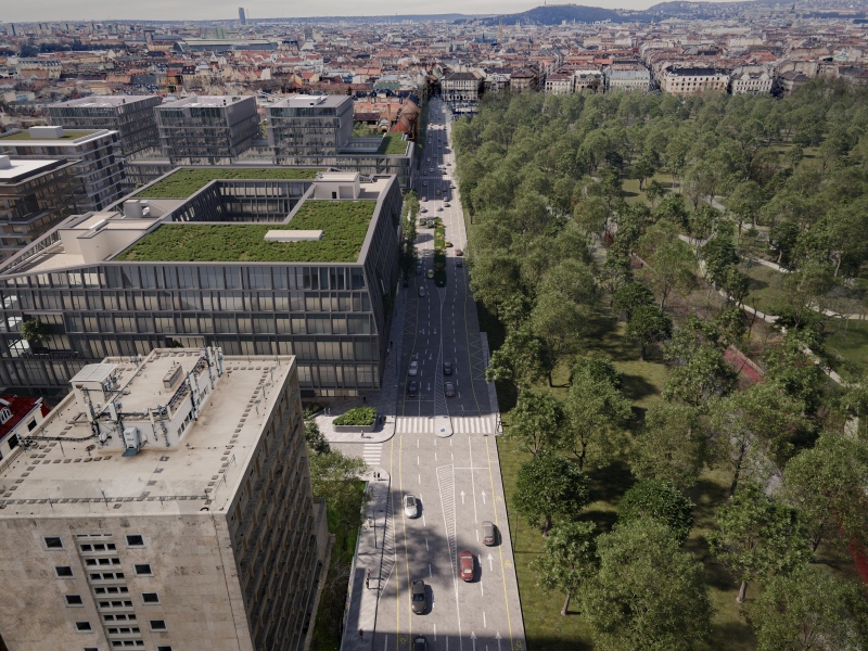 A Dürer Park projekttel tovább zöldül Budapest
