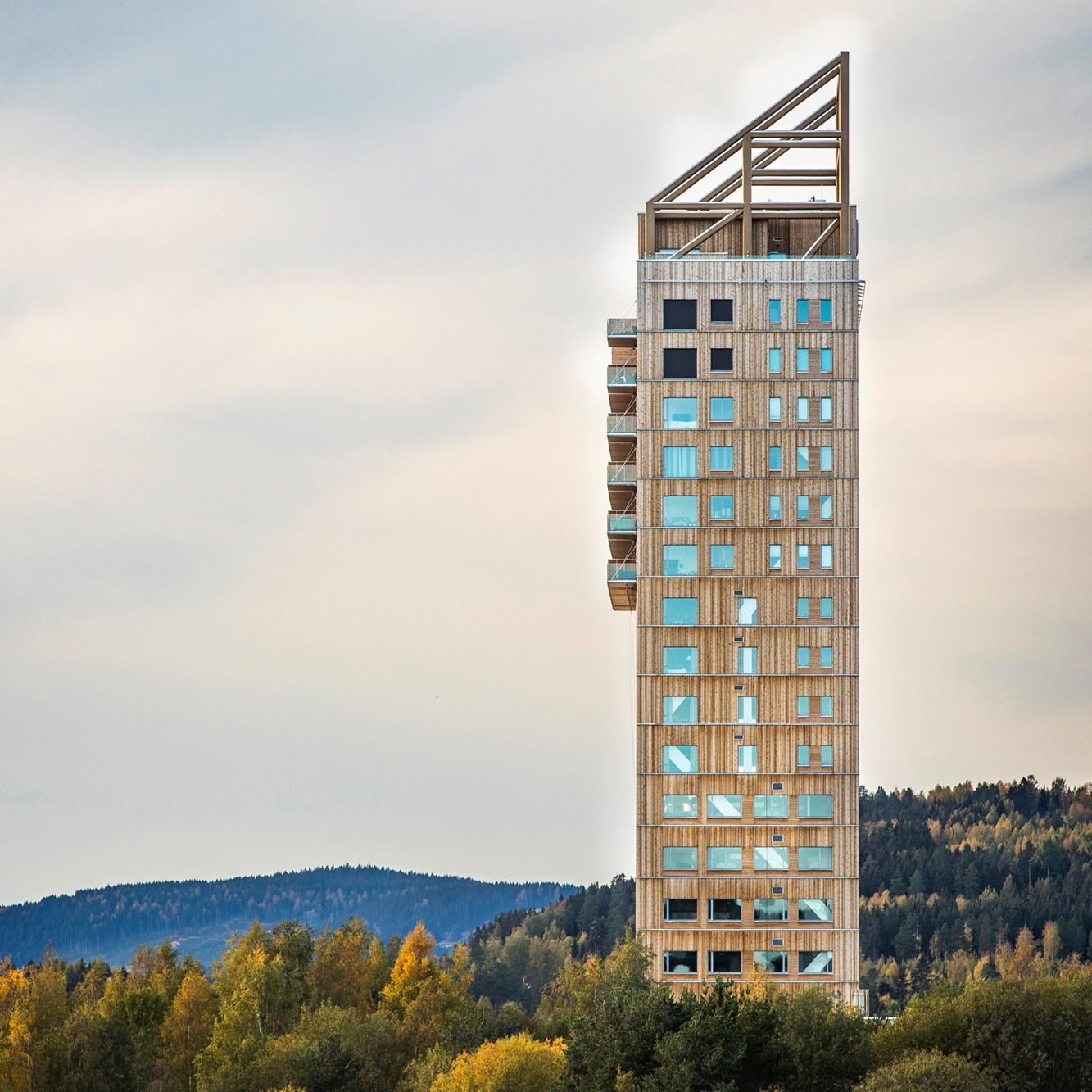 Voll Arkitekter, Mjøstårnet, Fotó: Ricardo Foto