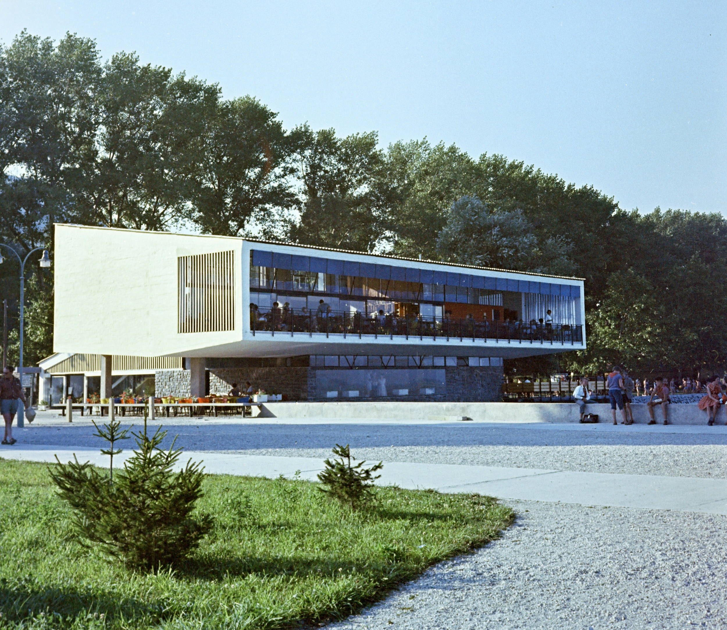 Tátika étterem, Badacsony. Fotó: Fortepan