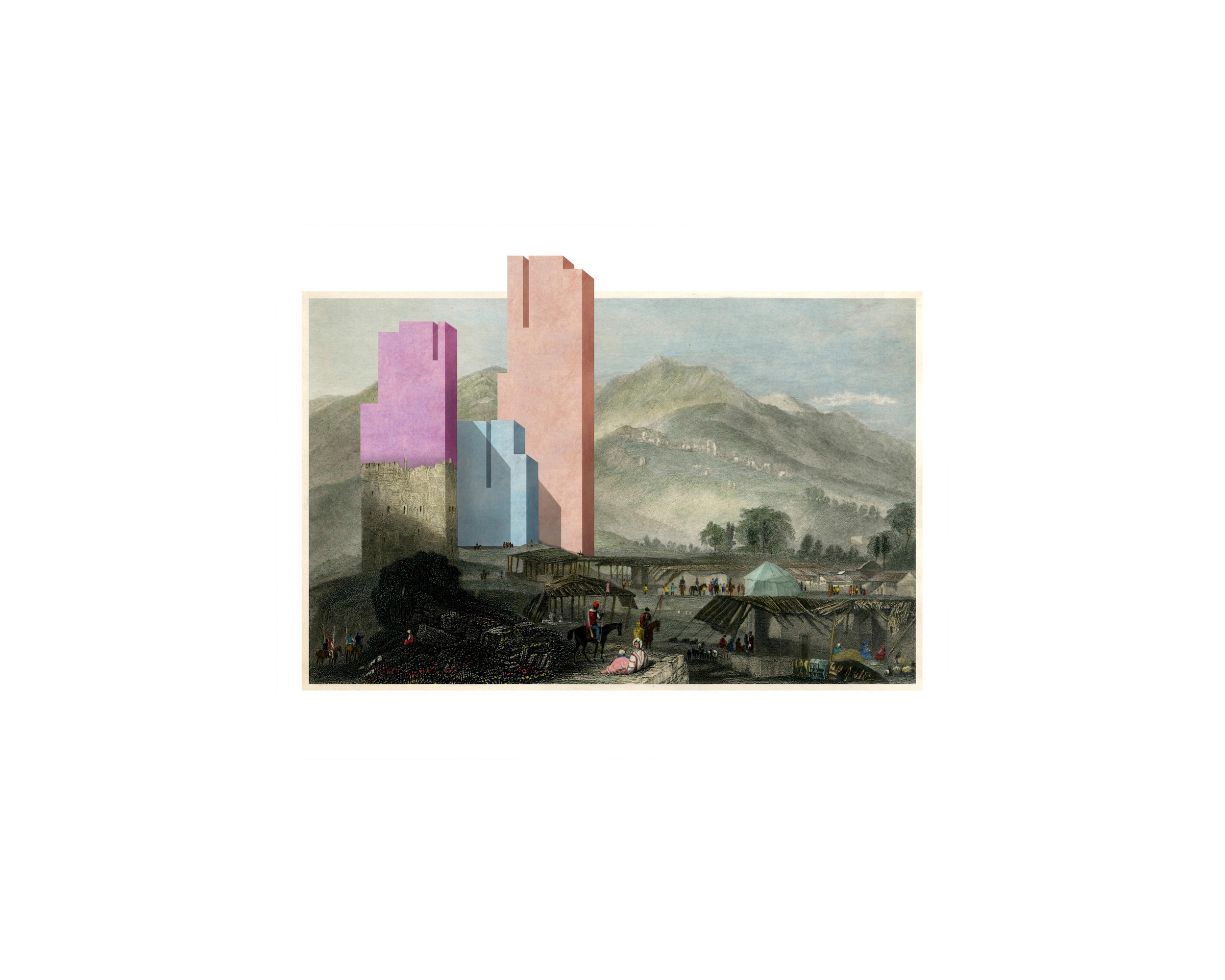 # 6: digitális technika, print; (10x15cm), 2021, e.k.: W.Finder-J.M.W. Turner (1836)