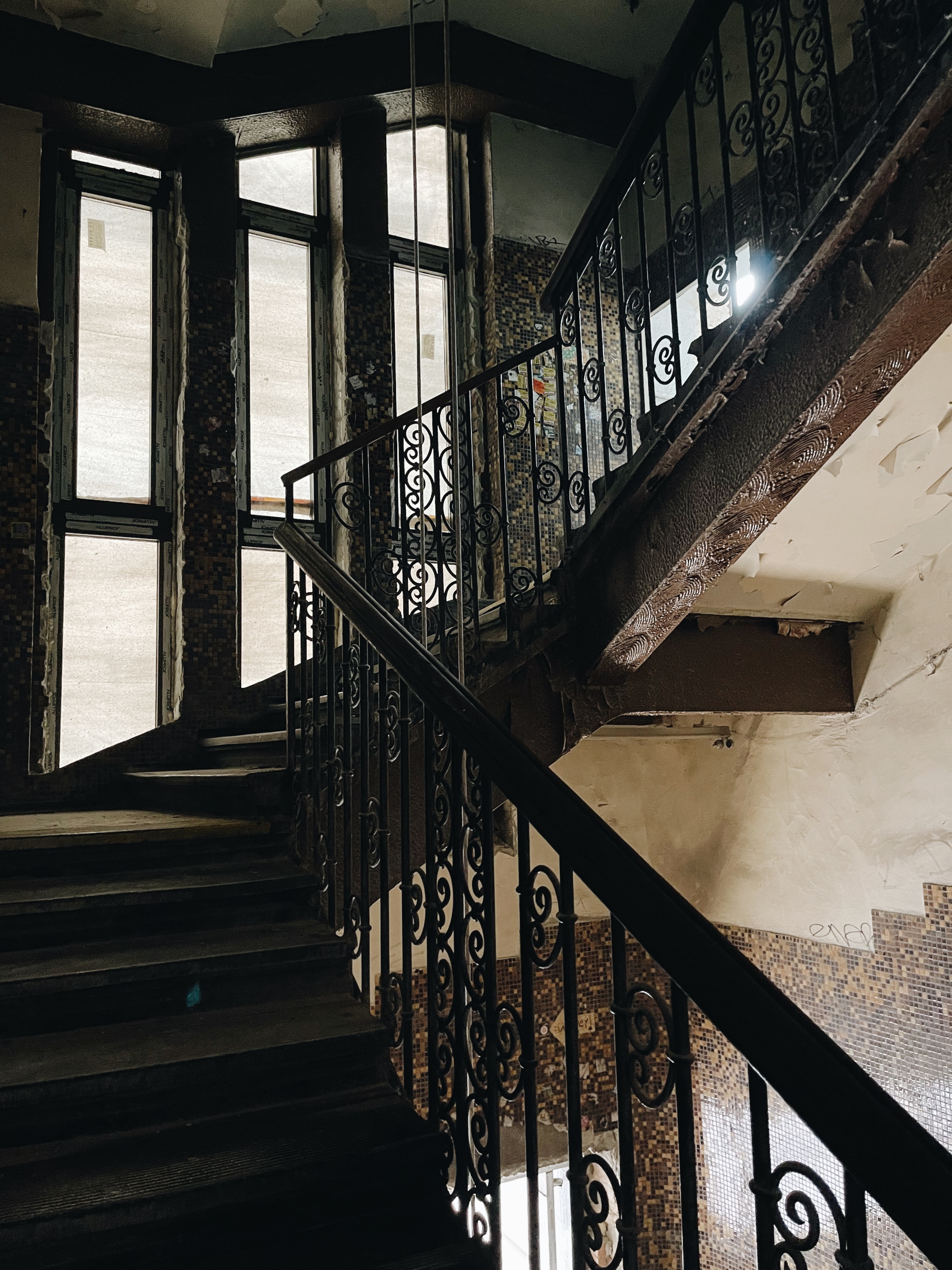   A régi lépcsőházak