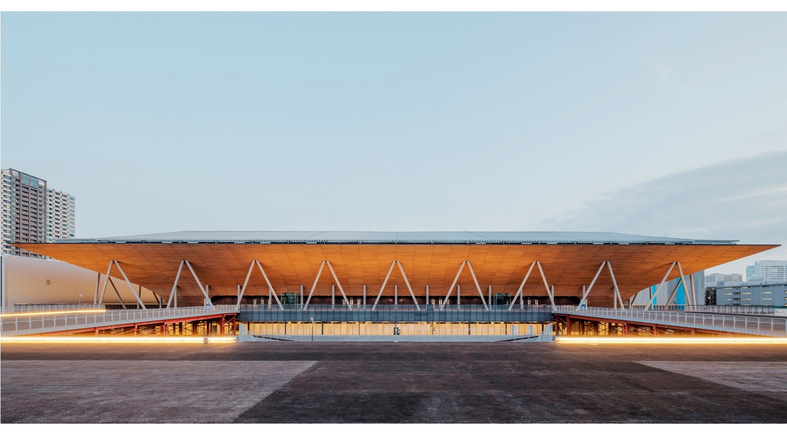 Ariake Gymnastics Centre, terv: Nikken Sekkei