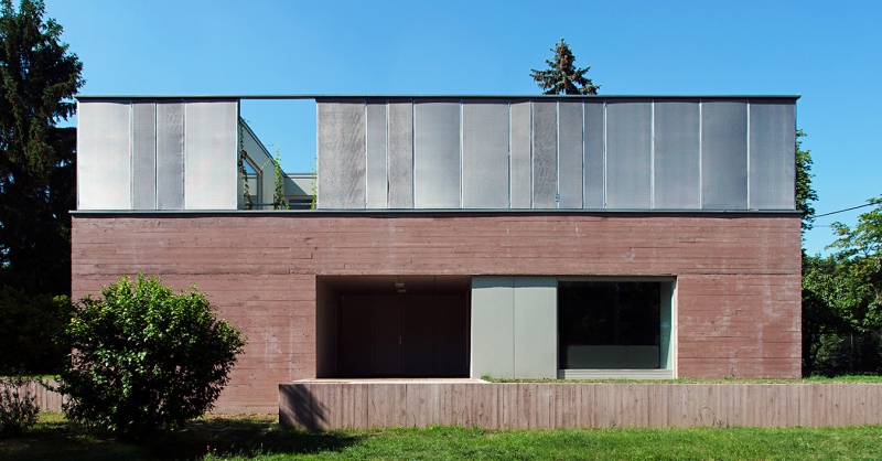 Családi ház a Rómain, ahol a Bauhausból is inspirálódott a tervező
