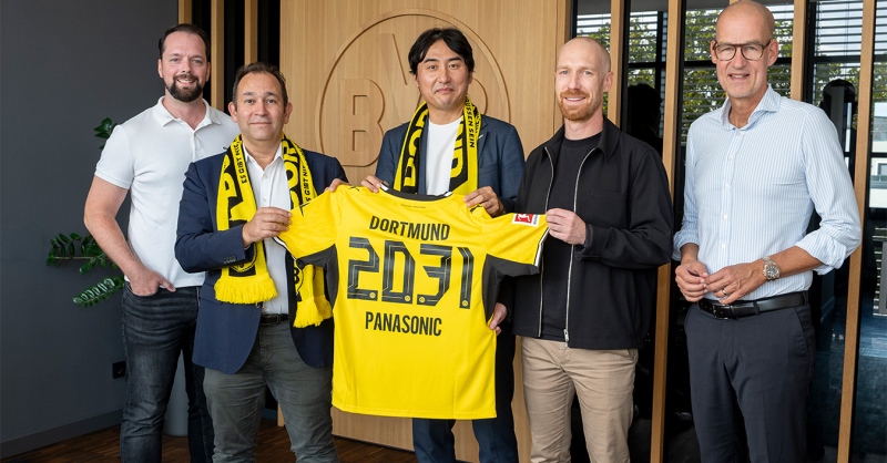 A Panasonic a Borussia Dortmund hivatalos partnere lett