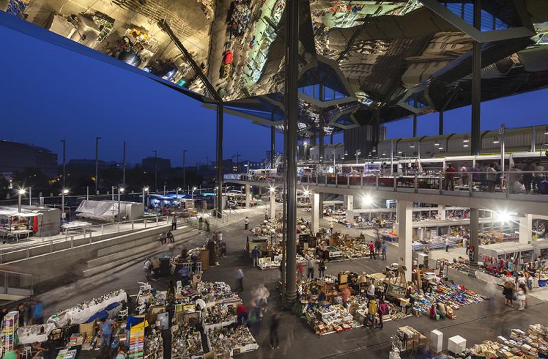 Els Nous Encants Vells: piac Barcelonában