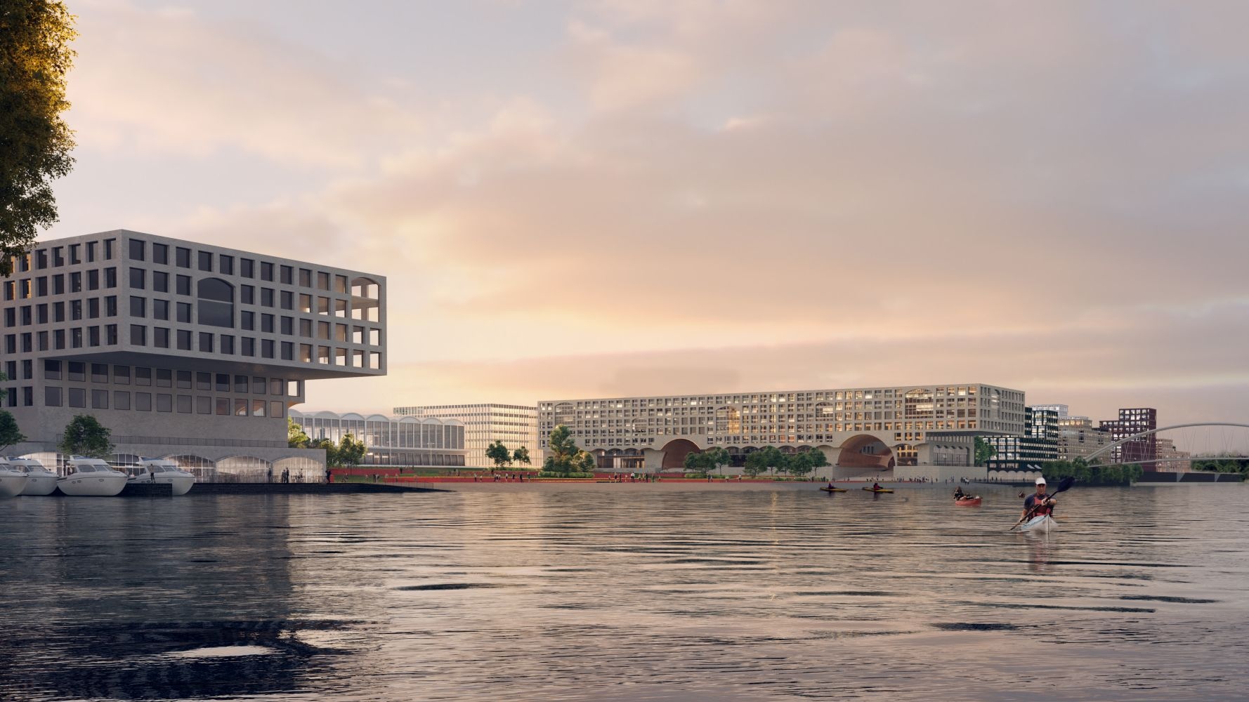 Budapest Déli Városkapu Fejlesztés - a Paradigma Ariadné, a Spacefor, a Lépték-Terv Tájépítész Iroda és Mihálffy Krisztina közös terve