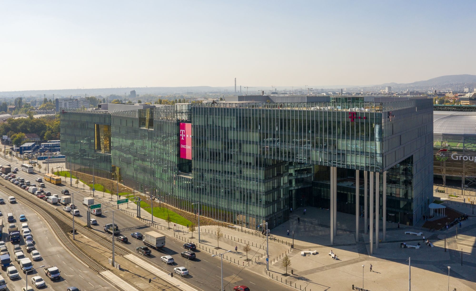 A Telekom ikonikus új épülete