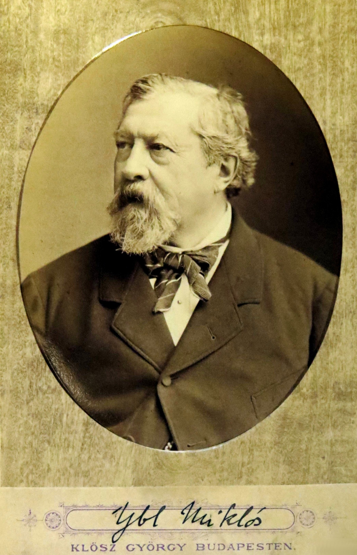 Ybl Miklós 1882-ben - Fotó: Klösz György, wikipedia.org