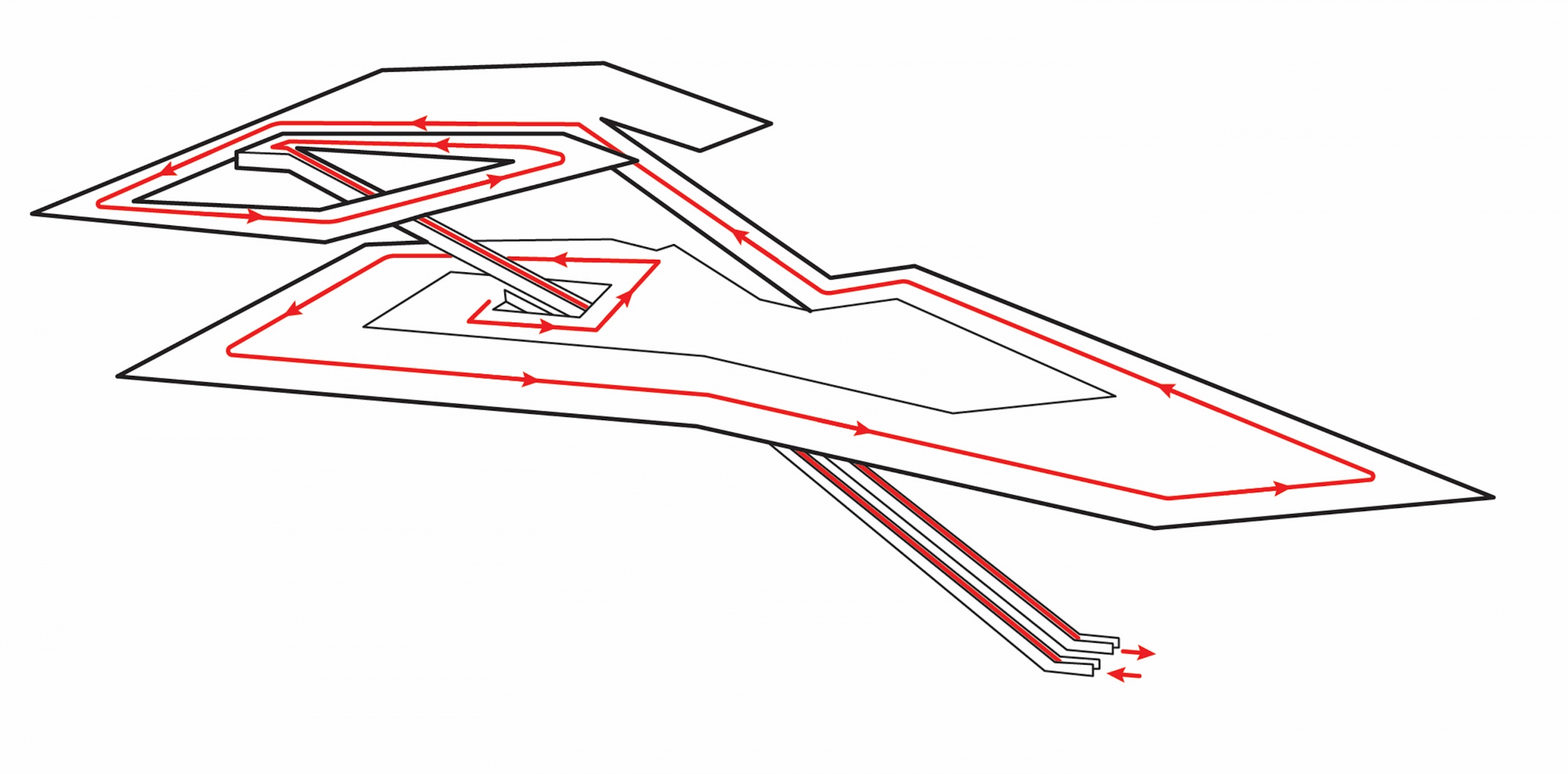 A Porsche Museum tárlata: egyenes vonalak, átlátható vonalvezetés 