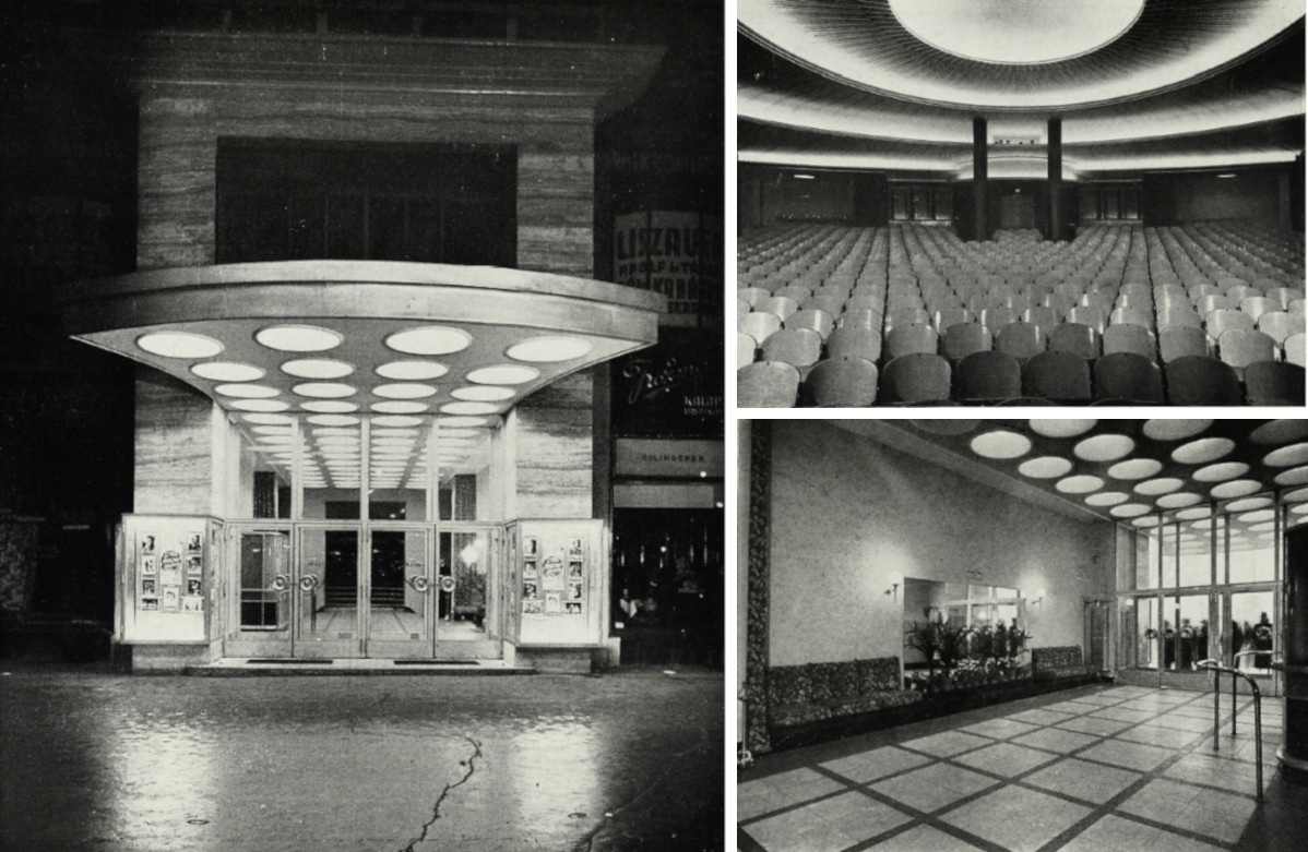 A Broadway mozi (Fotó: Seidner, Tér és Forma, 1939/2.szám)