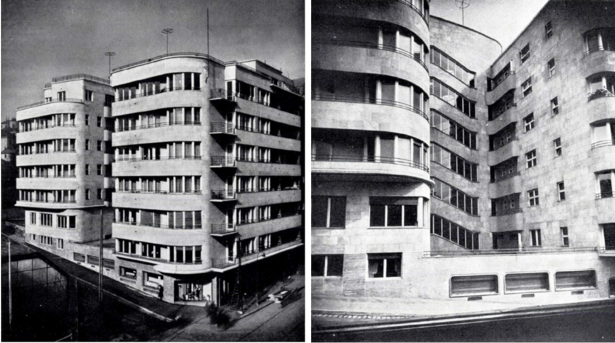 A Dugattyús-ház (Forrás: Haár Ferenc, Tér és Forma 1938/11.szám)