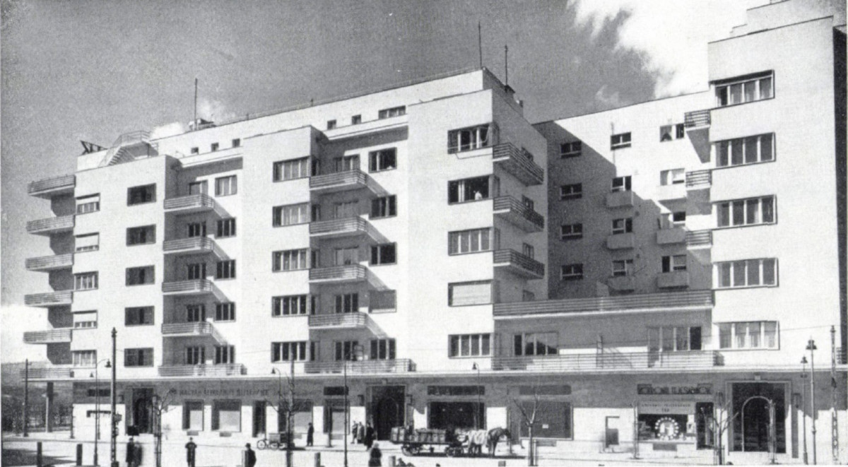 A Dunapark ház 1937-ben (Forrás: Haár Ferenc, Tér és Forma, 1937/5.szám)