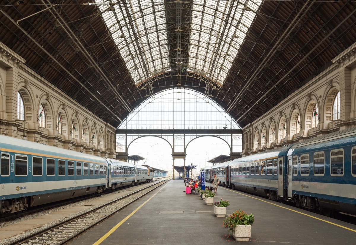 A Keleti pályaudvar csarnoka (Fotó: Kis Ádám / Lechner Tudásközpont)