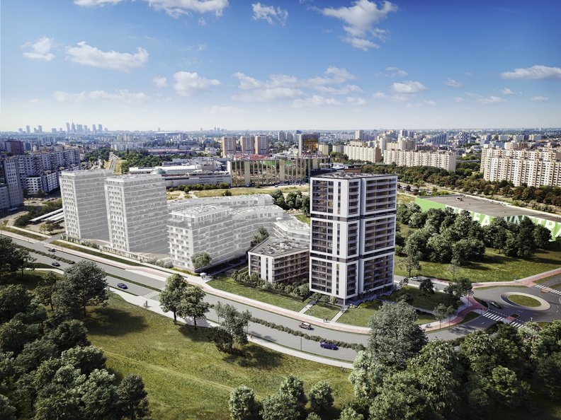 Történetének legmagasabb lakóházát építi fel a Cordia Varsóban
