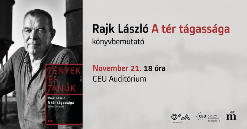 Rajk László: A tér tágassága / Könyvbemutató