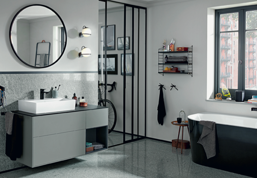 A Villeroy&Boch letisztult Memento 2.0 mosdója a minimalista fürdők ékköve lehet, titánkerámia anyagával prémium minőséget képvisel, Finion bútorokkal kiegészítve. Vékonyságuk, pontos éleik karcsúak és kecsesek – ezek a mosdók több színben is készülnek (Caracalla)