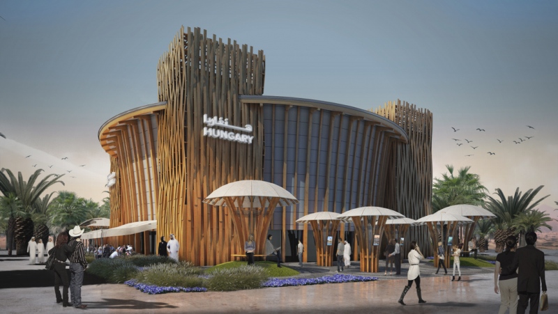 Így fog kinézni a  2020-as dubaji világkiállítás magyar pavilonja