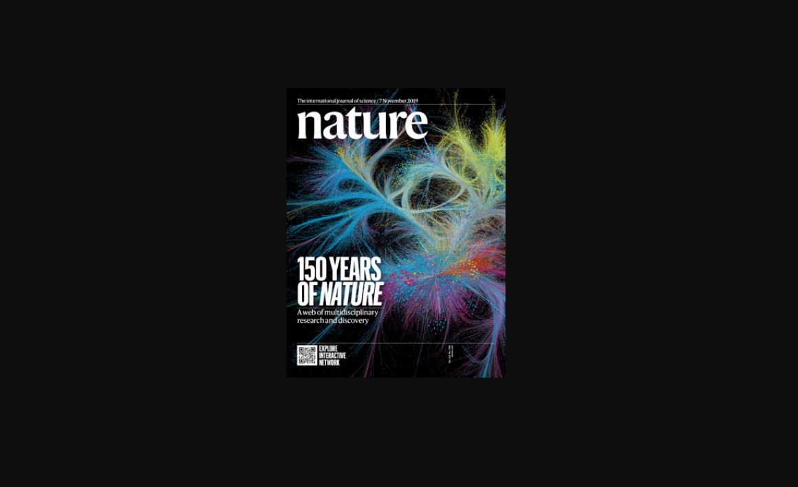 A Nature 150. címlapja - Fotó: Nature